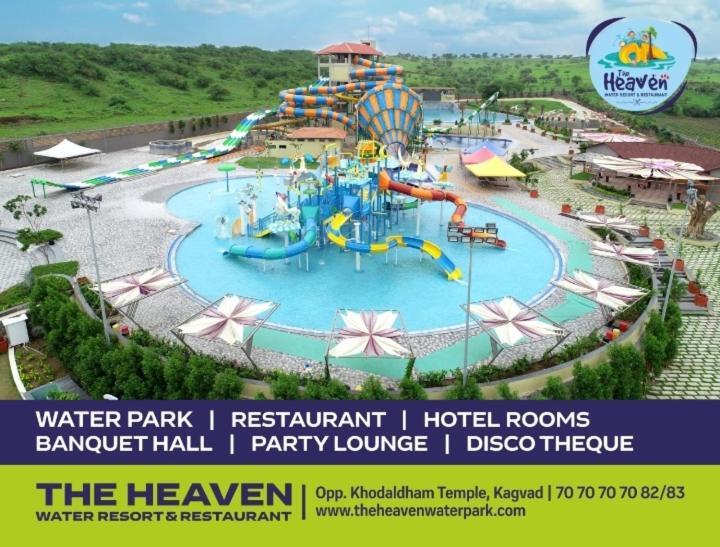 The Heaven Water Park And Resort & Restaurant Virpur Eksteriør billede